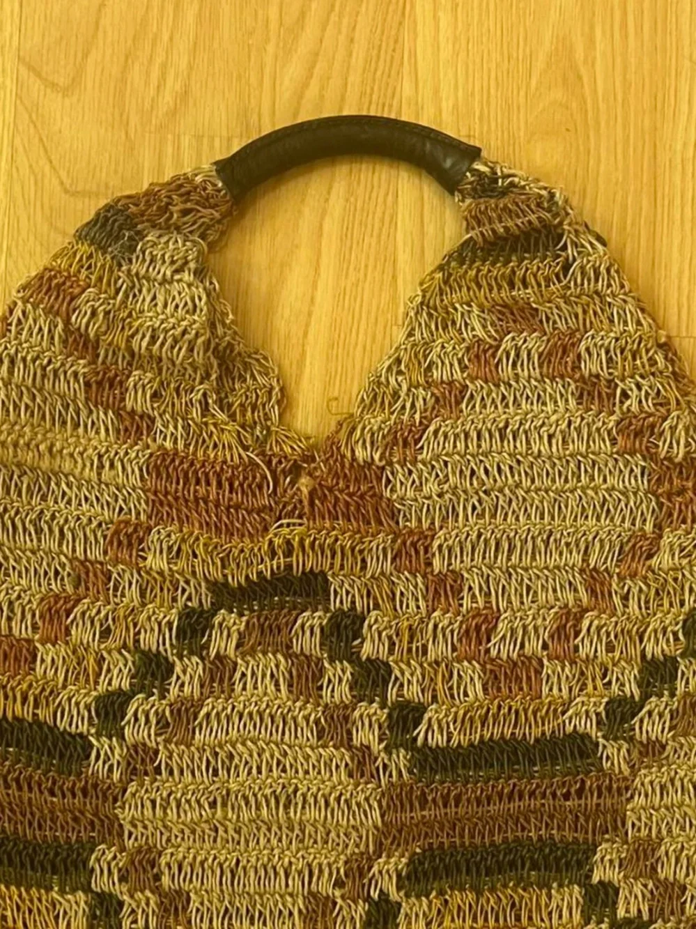 ZARA RAFFIA BUCKET WOVEN HOBO BAG